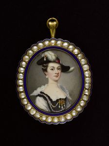 Portrait de jeune femme en costume. Creator: Ecole Francaise