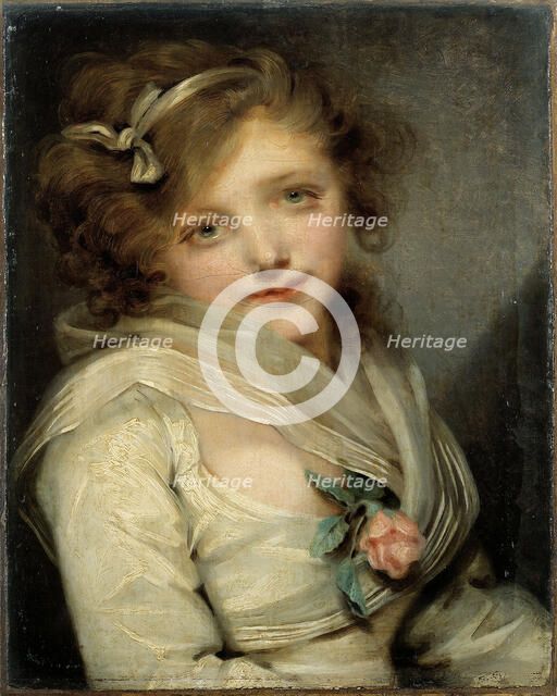 Portrait de jeune fille, c1795. Creator: Jean-Baptiste Greuze.
