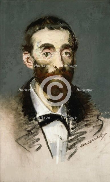 Portrait de Jean de Cabanès, dit Cabaner, 1880. Creator: Manet, Édouard (1832-1883).