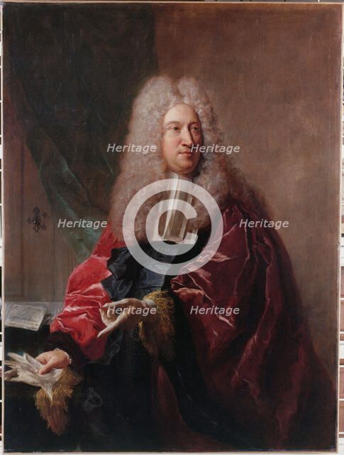 Portrait de Jean Hébert, échevin de la ville de Paris, 1726. Creator: François de Troy.