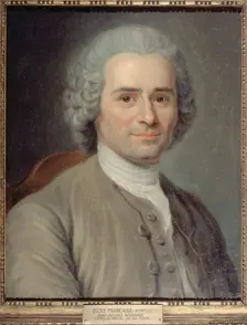 Portrait de Jean-Jacques Rousseau (1712-1778), écrivain et philosophe, after 1753. Creator: Maurice-Quentin de La Tour