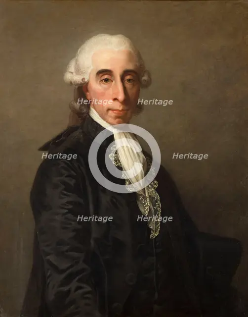 Portrait de Jean-Sylvain Bailly (1736-1793), savant et homme politique ; maire de Paris..., 1789. Creator: Jean-Laurent Mosnier.