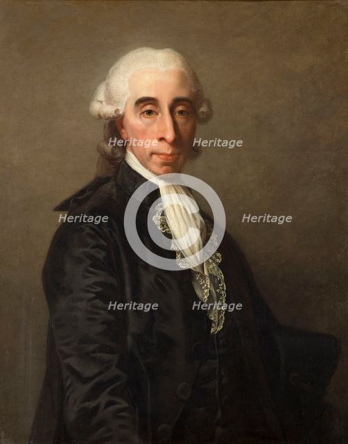 Portrait de Jean-Sylvain Bailly (1736-1793), savant et homme politique ; maire de Paris..., 1789. Creator: Jean-Laurent Mosnier.