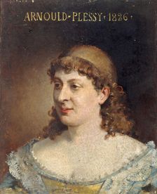 Portrait de Jeanne-Sylvanie Arnould-Plessy (1819-1897), sociétaire de la Comédie-..., c1836-1897. Creator: Edouard Toudouze