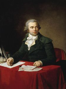 Portrait de Jules-François Paré, président du tribunal du IVe arrondissement, ministre..., 1795. Creator: Jean Louis Laneuville
