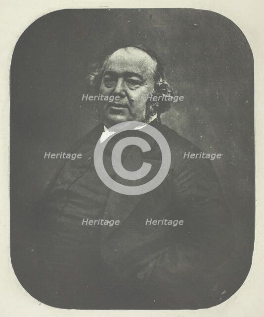 Portrait de Jules Janin d'Apres Nadar, c. 1857, printed 1982. Creator: Charles Nègre.