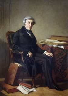 Portrait de Jules Michelet (1798-1874), historien, c1865. Creator: Thomas Couture
