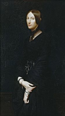 Portrait de Julie Mottez, 1842. Creator: Victor-Louis Mottez