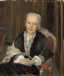 Portrait de Juliette Drouet, 1883. Creator: Jules Bastien-Lepage