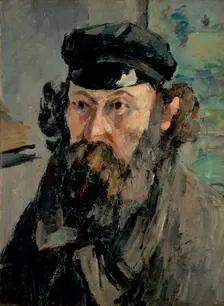 Portrait de l'artiste à la casquette (Self-Portrait in a Casquette), 1875. Creator: Paul Cezanne