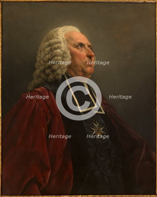 Portrait de Louis Mercier, échevin de Paris en 1761, c1763. Creator: Noël Hallé.