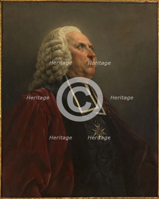 Portrait de Louis Mercier, échevin de Paris en 1761, c1763. Creator: Noël Hallé.