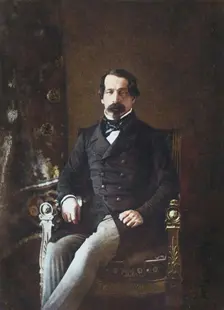 Portrait de Louis-Napoléon Bonaparte en Prince-Président, 1852. Creator: Gustave Le Gray