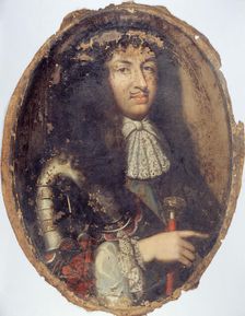 Portrait de Louis XIV (1638-1715), roi de France, c1670. Creator: Ecole Francaise
