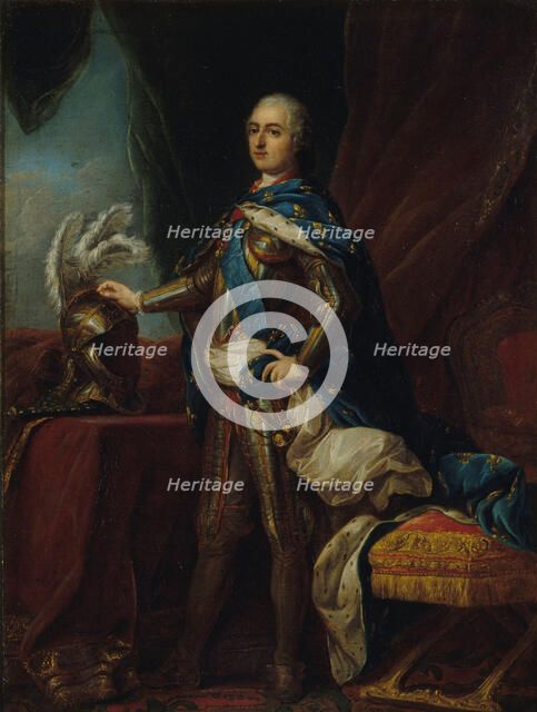 Portrait de Louis XV, d'après Charles-André Van Loo, between 1750 and 1760. Creator: Unknown.