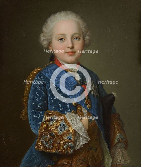 Portrait de Louis XVI (1754-1793) when Louis-Auguste, duc de Berry, c1760. Creator: Frédou de la Bretonniére, Jean-Martial (1710-1795).