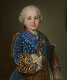 Portrait de Louis XVI (1754-1793) when Louis-Auguste, duc de Berry, c1760. Creator: Frédou de la Bretonniére, Jean-Martial (1710-1795)