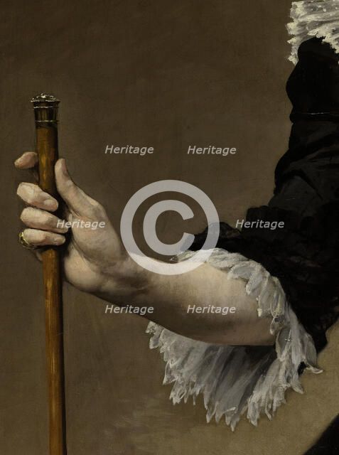 Portrait de la comtesse Edmond Récopé, née Malher, 1888. Creator: Edouard Bernard Debat-Ponsan.