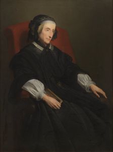 Portrait de la Reine Marie-Amélie en deuil, c.1857. Creator: Workshop of Ary Scheffer