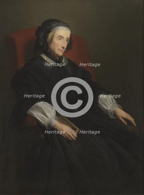 Portrait de la Reine Marie-Amélie en deuil, c1857. Creator: Workshop of Ary Scheffer.