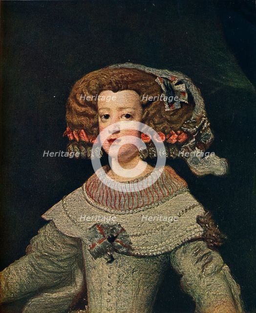 'Portrait De La Reine Marie-Anne', (Mariana of Austria), 1652, (1910). Artist: Diego Velasquez.