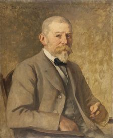Portrait de l’architecte Charles Louis Girault (1851-1932), 1919. Creator: Francois Schommer