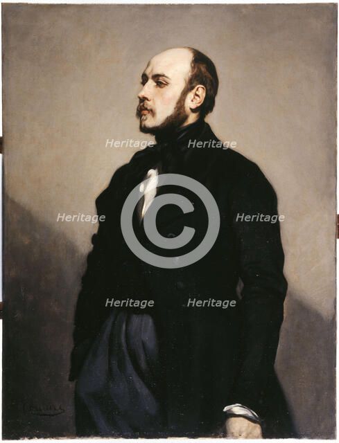 Portrait de Léon Ohnet, c1841. Creator: Thomas Couture.