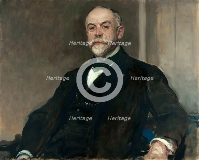 Portrait de Léon Pissard, 1920. Creator: Jacques Emile Blanche.