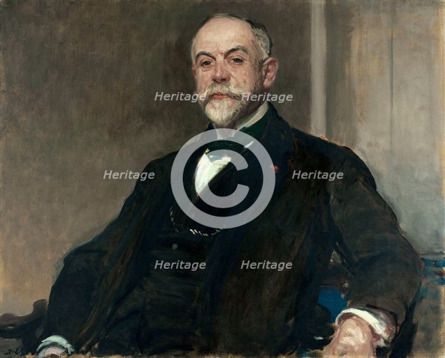 Portrait de Léon Pissard, 1920. Creator: Jacques Emile Blanche.