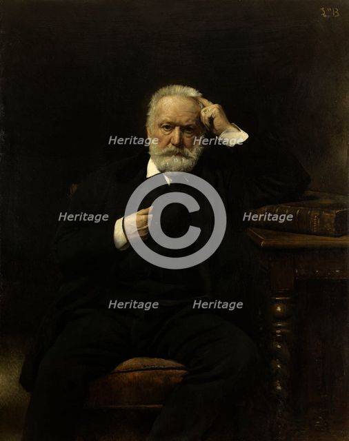 Portrait de M. Victor Hugo, 1879. Creator: Leon Joseph Florentin Bonnat.