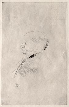 Portrait de M. X., 1898. Creator: Henri de Toulouse-Lautrec (French, 1864-1901)