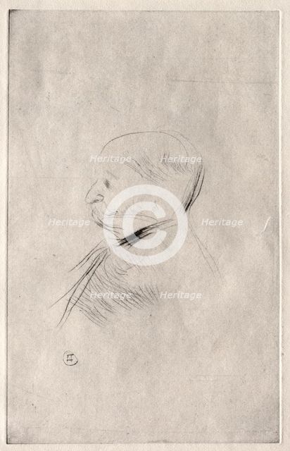 Portrait de M. X., 1898. Creator: Henri de Toulouse-Lautrec (French, 1864-1901).