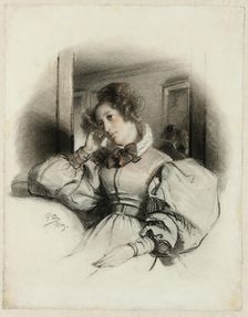 Portrait de Mme. E. D., 1829. Creator: Paul Delaroche