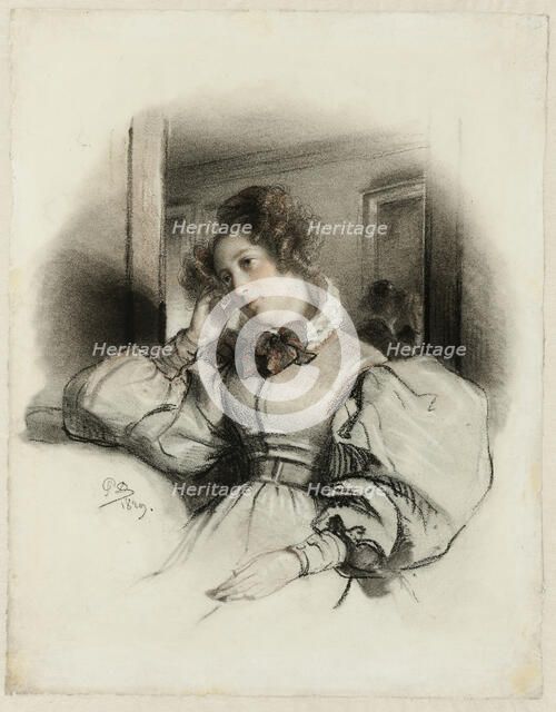Portrait de Mme. E. D., 1829. Creator: Paul Delaroche.