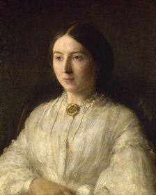 Portrait de Mme Edwin Edwards, between 1861 and 1864. Creator: Henri Fantin-Latour
