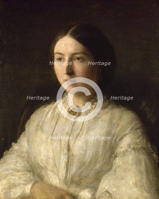 Portrait de Mme Edwin Edwards, between 1861 and 1864. Creator: Henri Fantin-Latour.
