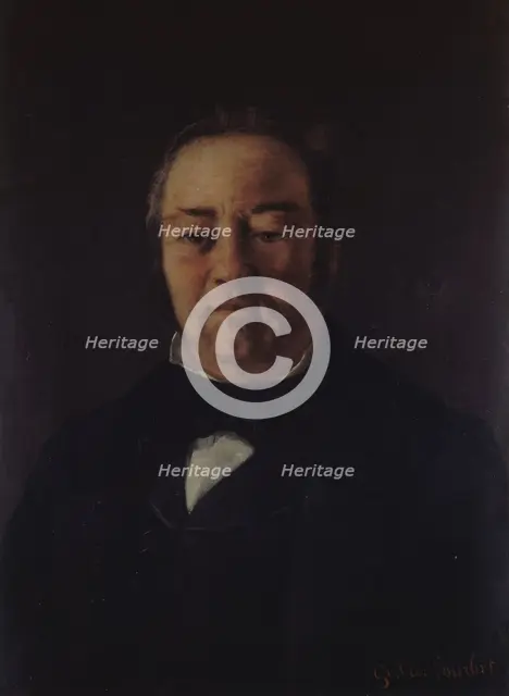 Portrait de Monsieur Corbinaud, 1863. Creator: Gustave Courbet.
