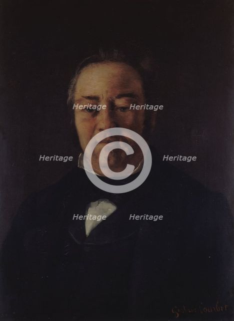Portrait de Monsieur Corbinaud, 1863. Creator: Gustave Courbet.