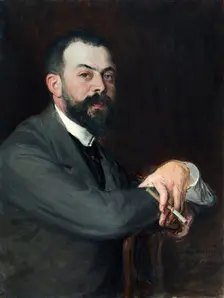 Portrait de Monsieur Léon Pissard jeune, c.1895. Creator: Jacques Emile Blanche