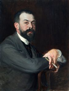 Portrait de Monsieur Léon Pissard jeune, c.1895. Creator: Jacques Emile Blanche