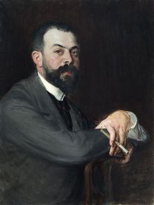 Portrait de Monsieur Léon Pissard jeune, c.1895. Creator: Jacques Emile Blanche