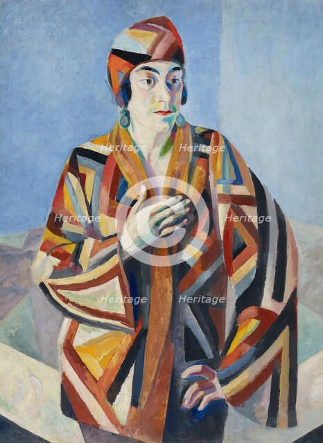 Portrait de Madame Mandel, 1923. Creator: Delaunay, Robert (1885-1941).