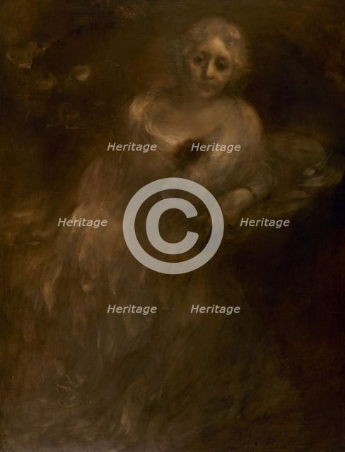 Portrait de Madame Aline Ménard-Dorian, 1905. Creator: Eugene Carriere.