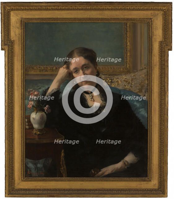 Portrait de Madame Blerzy, 1884. Creator: Henri Gervex.
