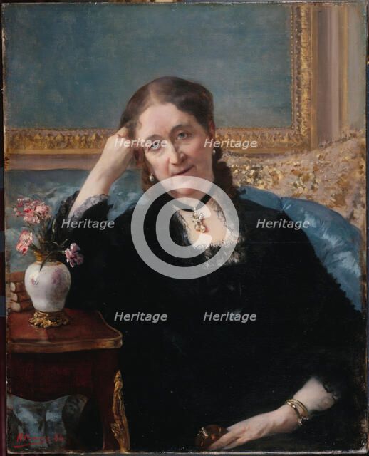 Portrait de Madame Blerzy, 1884. Creator: Henri Gervex.