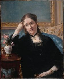 Portrait de Madame Blerzy, 1884. Creator: Henri Gervex