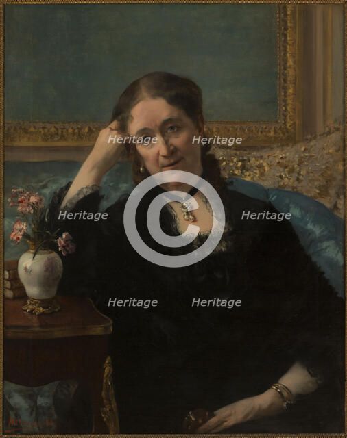 Portrait de Madame Blerzy, 1884. Creator: Henri Gervex.