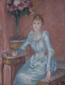 Portrait de Madame de Bonnières, 1889. Creator: Pierre-Auguste Renoir