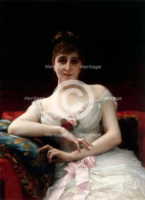 Portrait de Madame Edouard Hervé, 1884. Creator: Alexandre Cabanel.