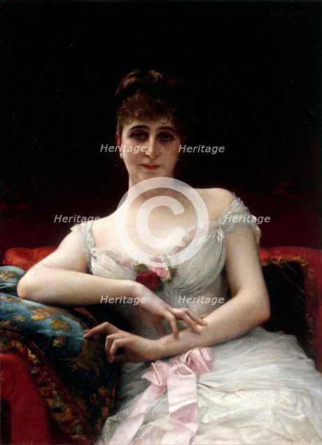 Portrait de Madame Edouard Hervé, 1884. Creator: Alexandre Cabanel.